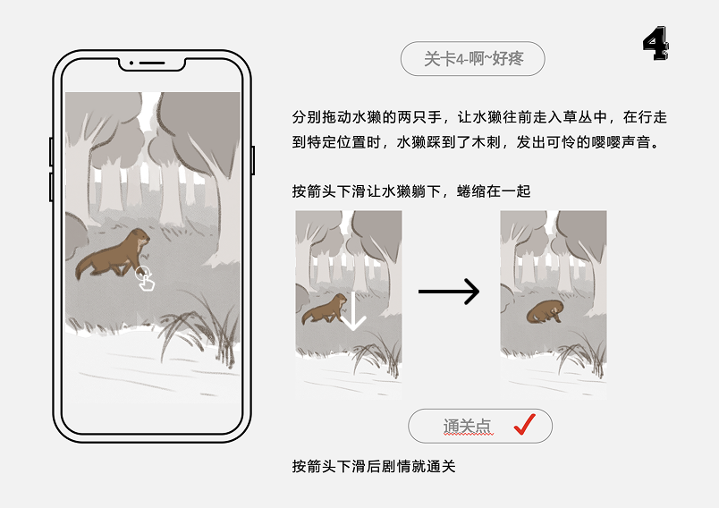Otter's Adventure Interaction Design - Mechanics